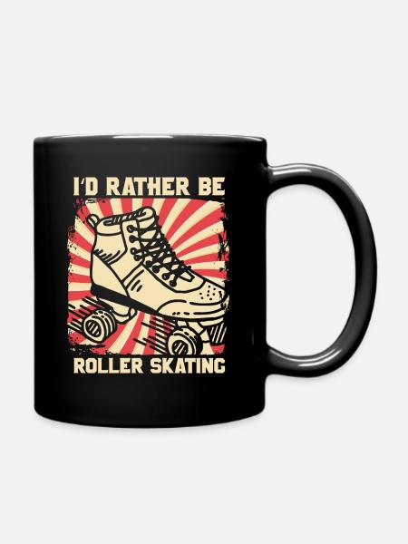 Patins à roulettes - Mug uni - noir