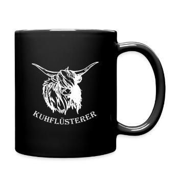 Cow cows beef farmer farmer cow whisperer gift - Full Colour Mug - black - Right