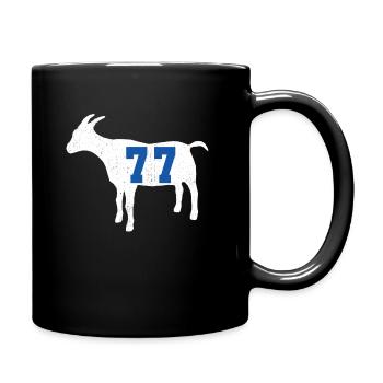 Basketball Streetball Bball Doncic cadeau de chèvre - Mug uni - noir - Droite