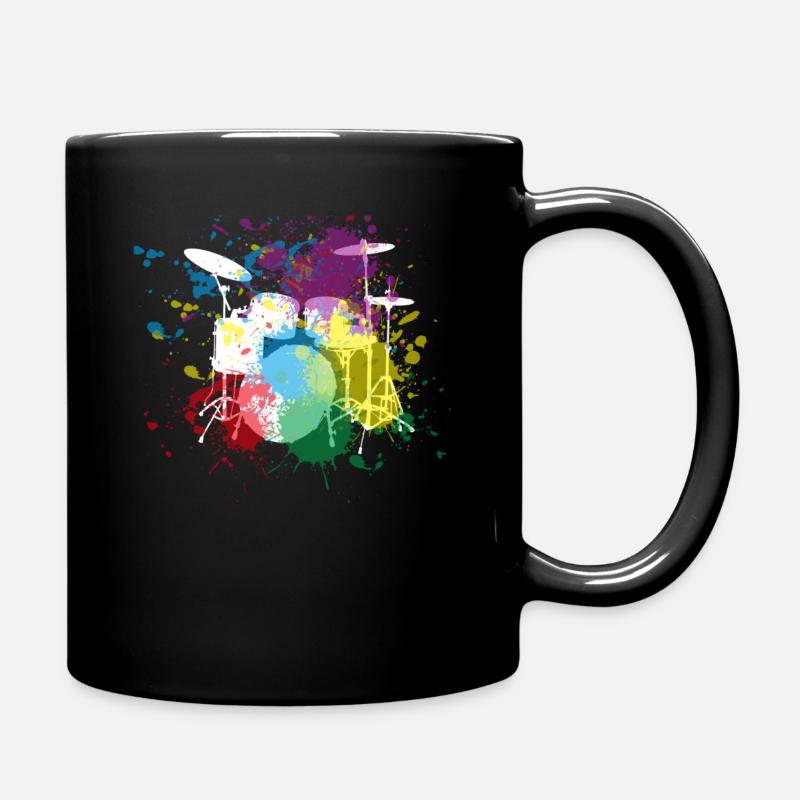 Cadeau de batteur pour batterie de batteur - Mug uni - noir