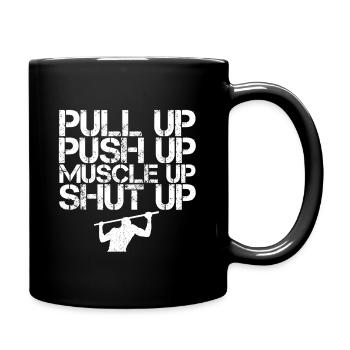 Calisthenics Bar Street Workout Muscle Up Cadeau - Mug uni - noir - Droite
