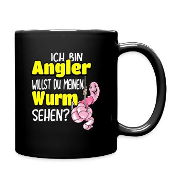 Pêcher - Je suis pêcheur tu veux mon ver - Mug uni - noir - Droite