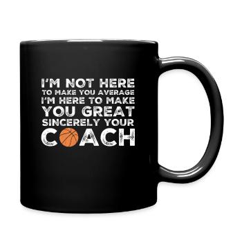 Basketball coach basketball lover gift - Full Colour Mug - black - Right