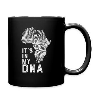 DNA from Africa - Full Colour Mug - black - Right