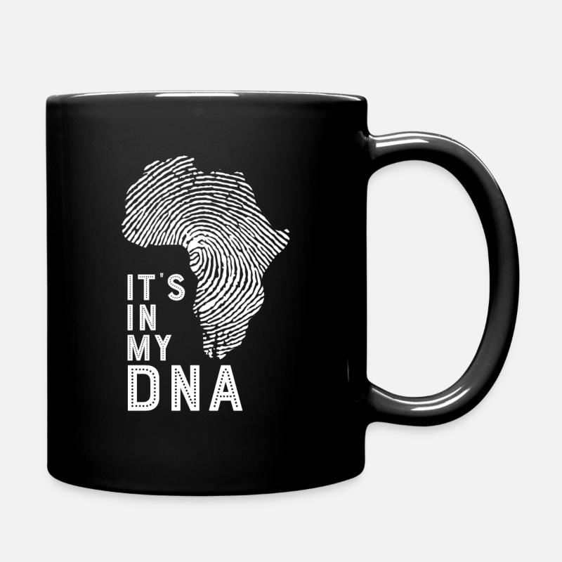 DNA von Afrika - Tasse einfarbig - Schwarz