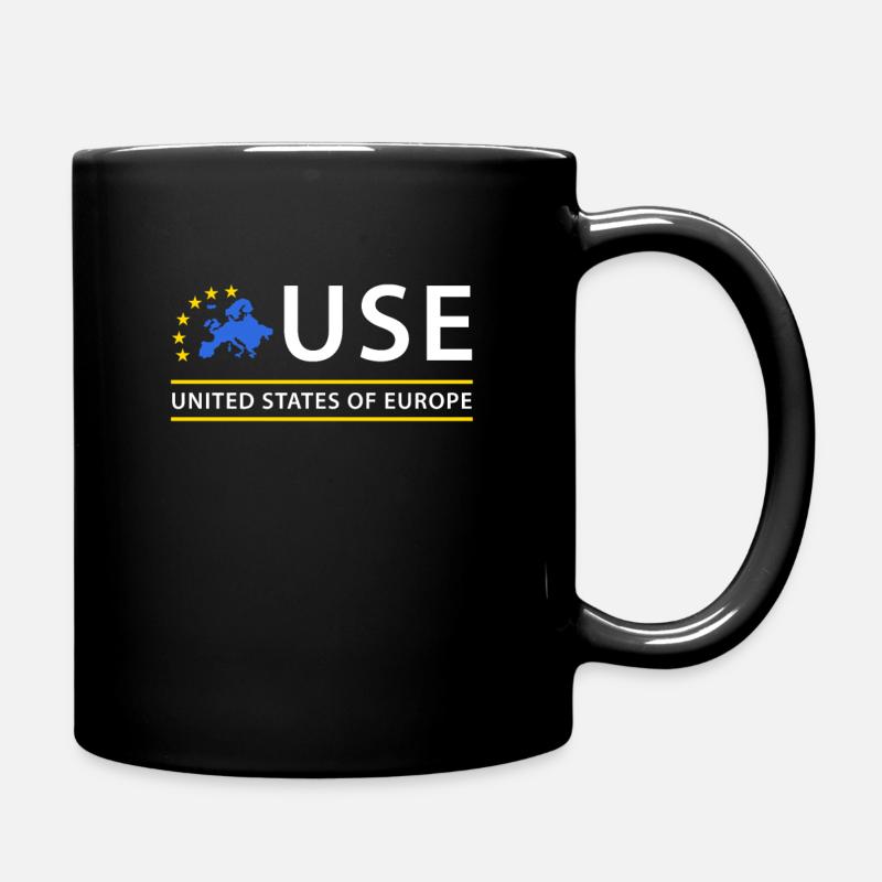 États-Unis d'Europe États-Unis d'Amérique - Mug uni - noir