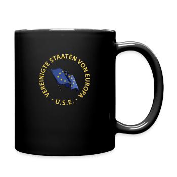 USE USE United States of Europe EU - Full Colour Mug - black - Right