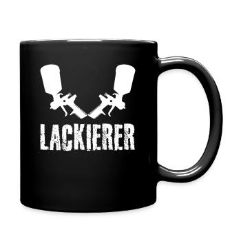 Lackierer - Tasse einfarbig - Schwarz - Rechts