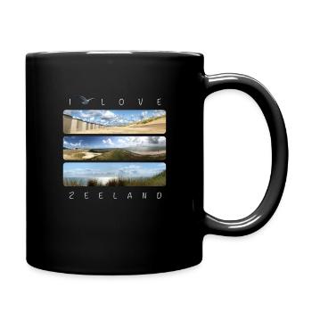 I love Zeeland - Lieblingsort Niederlande - Tasse einfarbig - Schwarz - Rechts