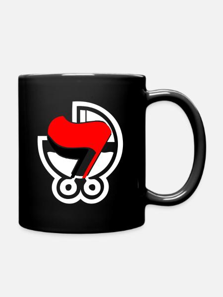 ANTIFA - Tasse einfarbig - Schwarz