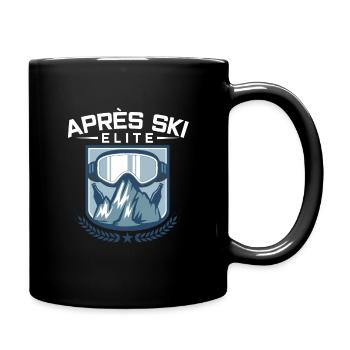 Après-ski Elite Ski Vacances en équipe Sports Ski - Mug uni - noir - Droite