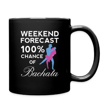 Bachata Funny Dance Salsa Cumbia Merengue Music - Full Colour Mug - black - Right