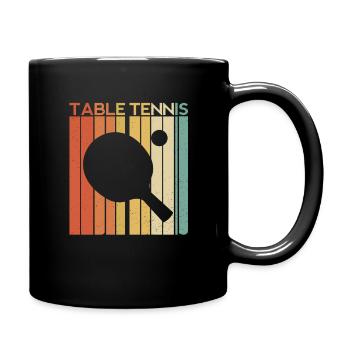 Ping Pong Legend Table Tennis Champion Winner - Full Colour Mug - black - Right