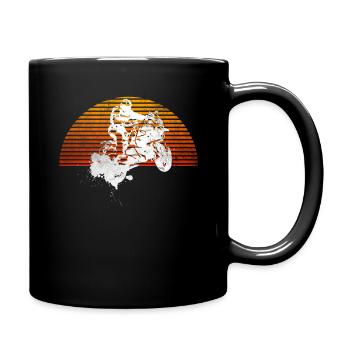 Africa Touring Twin Motorrad Natur Off-road bike - Tasse einfarbig - Schwarz - Rechts