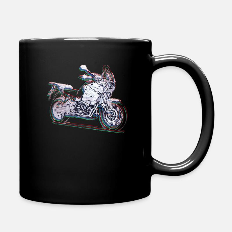 Africa Touring Offroad Motorrad - Tasse einfarbig - Schwarz