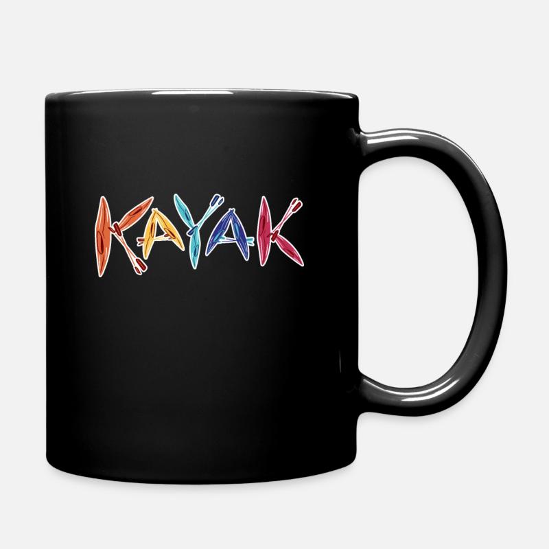 Kajaks & Paddel Kajak Kajak Geschenk - Tasse einfarbig - Schwarz