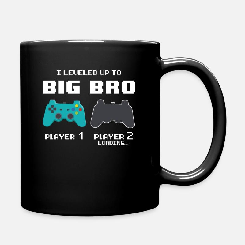 Cadeau de joueur de jeu de niveau grand frère - Mug uni - noir