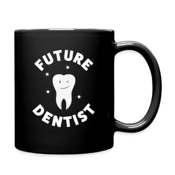 Cadeau de dent dentaire mignon futur dentiste - Mug uni - noir - Droite