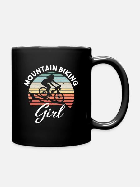 Vtt Fille VTT Cadeau pour les femmes - Mug uni - noir