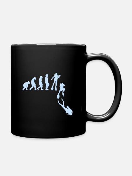 Scuba diver diver - Full Colour Mug - black