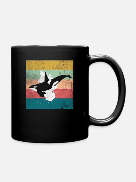 Timbre d'amour orque - Mug uni - noir