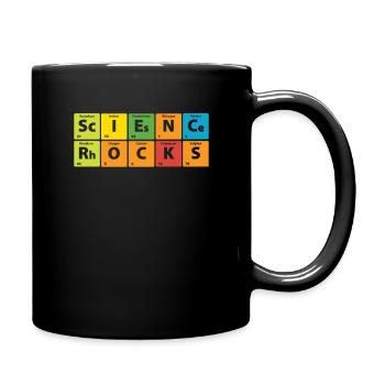 Science Experiments - Science Rocks - Full Colour Mug - black - Right