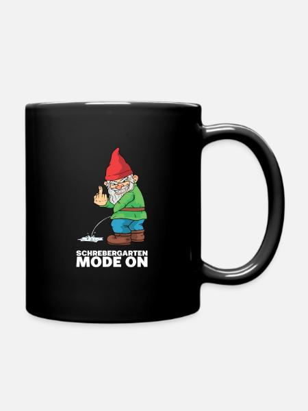 Allotissement en mode jardin sur mauvais nain de jardin - Mug uni - noir