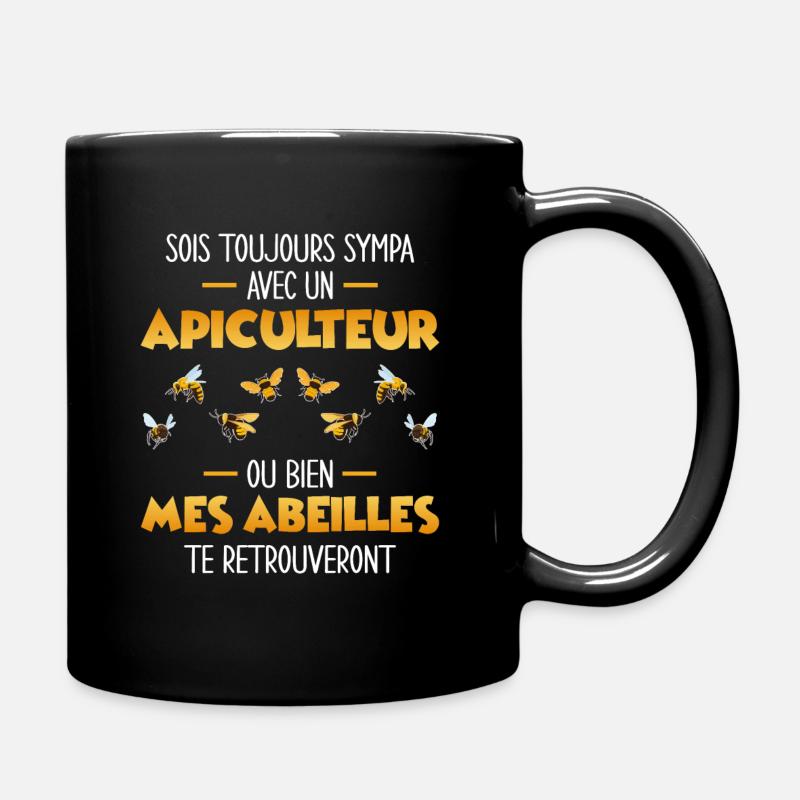 Apiculteur Humour Abeille idée cadeau - Mug uni - noir