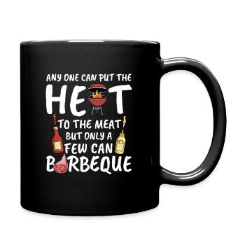 BBq Grill Grillmeister Steak Barbecue Gift - Full Colour Mug - black - Right
