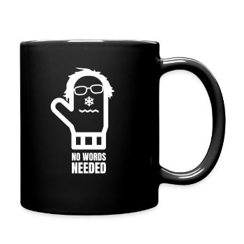 Bernie Sanders mittens mittens - Full Colour Mug - black - Right