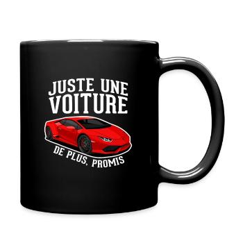 Juste une voiture de plus - humour cadeau - Mug uni - noir - Droite