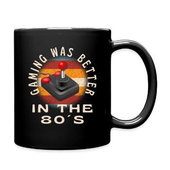 Le jeu était meilleur dans les années 80 - Mug uni - noir - Droite