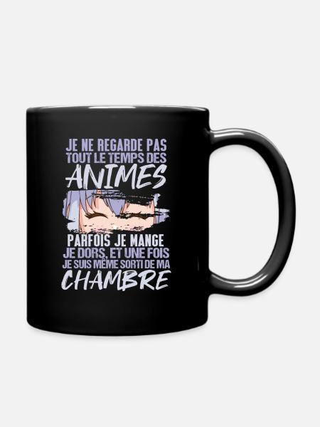 Humour Anime Cadeau Otaku Manga Drôle - Mug uni - noir