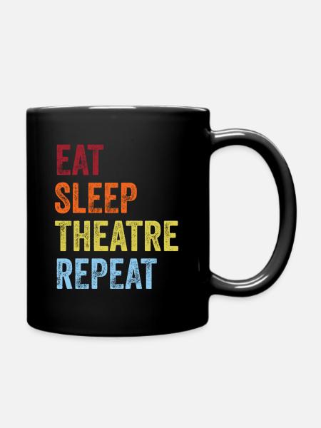Theater Musicals - Tasse einfarbig - Schwarz