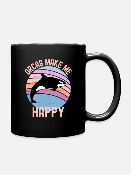 Orques Make Me Happy - Mug uni - noir