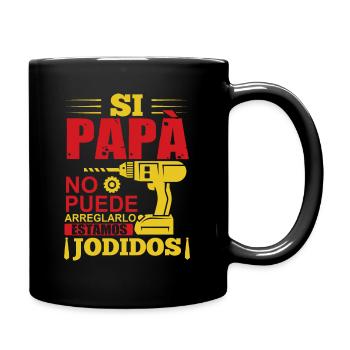 Papà Manitas Artesano Regalo Para El Da Del Padre - Full Colour Mug - black - Right