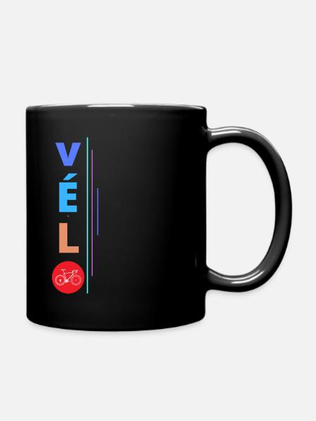 vélo - Mug uni - noir
