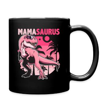 Mamasaurus - Maman T Rex Dinosaure Cadeau - Mug uni - noir - Droite