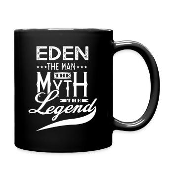 Eden tshirt personnalisé prénom eden - Mug uni - noir - Droite