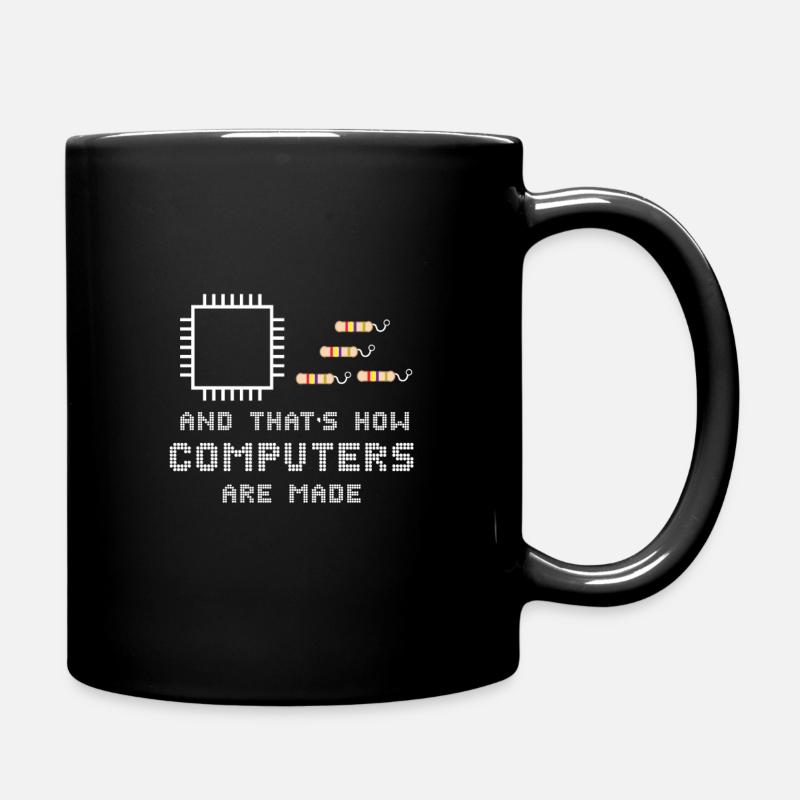 Computer Hardware PC Nerd Carte mère - Mug uni - noir