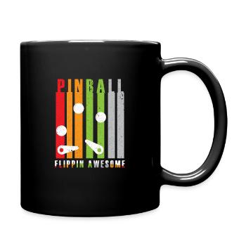 Pinball Pinball Pinball Machine Skill - Full Colour Mug - black - Right
