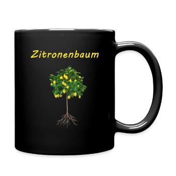 Zirtonenbaum Lemontree with Lemons - Tasse einfarbig - Schwarz - Rechts