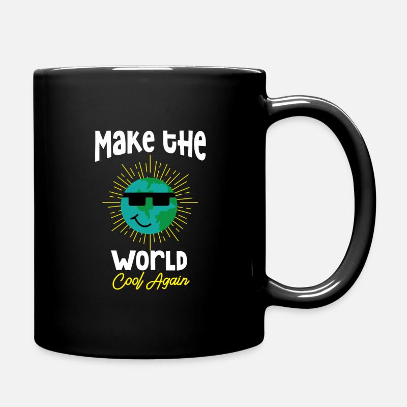 Protection du climat Protection du climat Protection de la nature Protection de la nature - Mug uni - noir