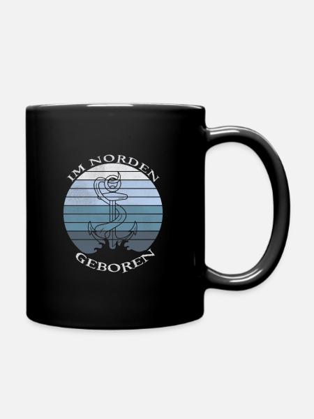 North Born Northern Germany Gift - Full Colour Mug - black