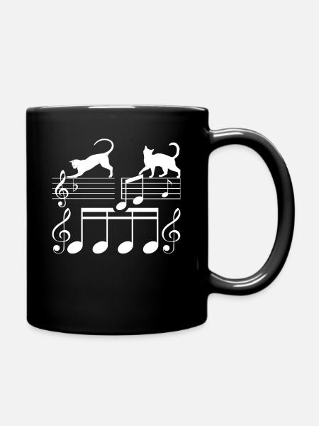 Musique musique - Mug uni - noir