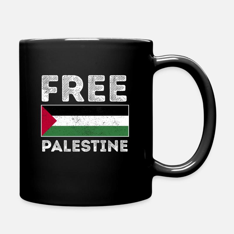 Free Gaza Palestine Flag Arabe Cadeau - Mug uni - noir