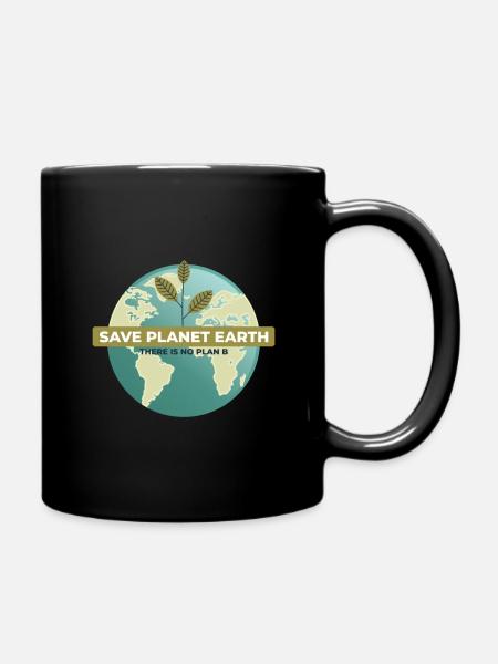 Sauver la planète Terre Il n’y a pas de plan B - Mug uni - noir