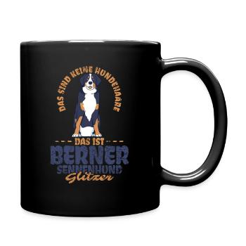 Das Sind Keine Hundehaare Berner Sennenhund - Tasse einfarbig - Schwarz - Rechts