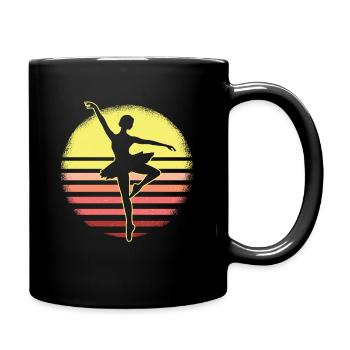 Ballerine Ballet Danseur mode Danse Cadeau - Mug uni - noir - Droite