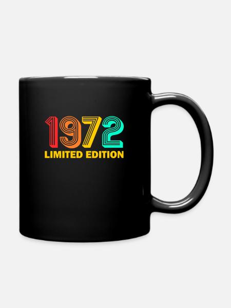 1972 limited Edition Naissance 1972 Cadeau - Mug uni - noir